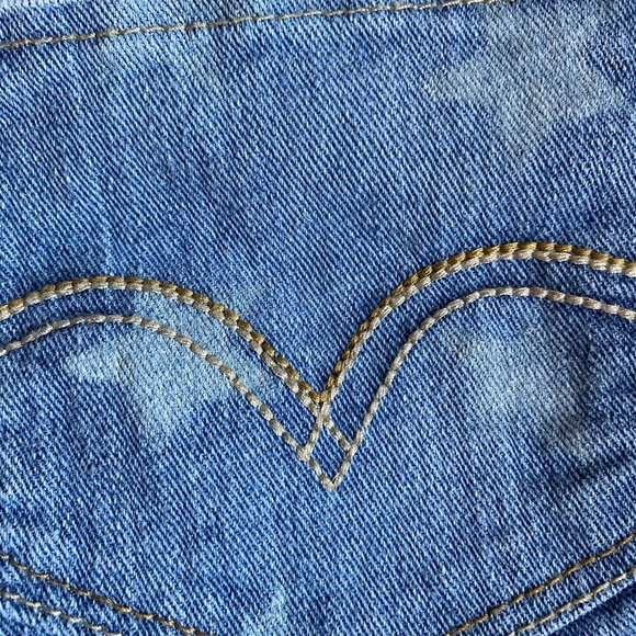 Levi’s Denim Shorty Shorts - Picture 9 of 12